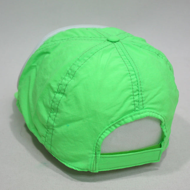 Cap Sac Adjustable Cap with Pocket  Neon Green