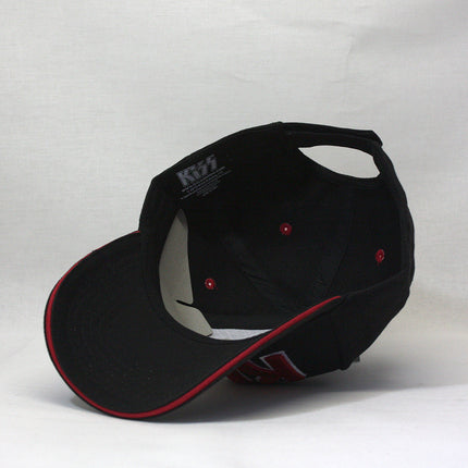 KISS Band Classic Red on White Adjustable Baseball Cap