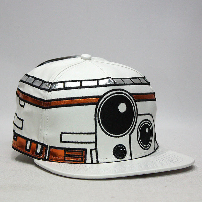 Star Wars Episode 7 BB8 Big Face Flat Brim Snapback Baseball Cap