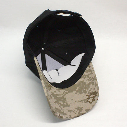Two Tone Digital Camouflage Low Profile Adjustable Baseball Cap