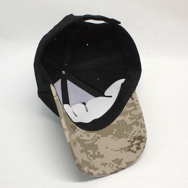 Two Tone Digital Camouflage Low Profile Adjustable Baseball Cap