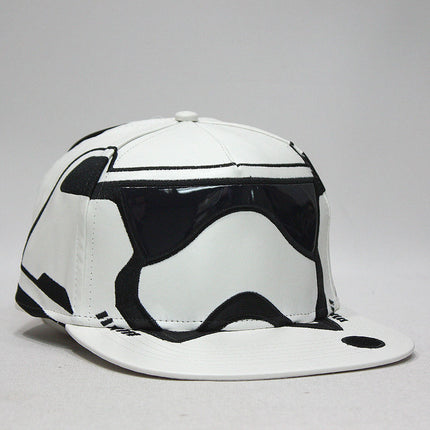 Star Wars Episode 7 Trooper Big Face Flat Brim Snapback Baseball Cap