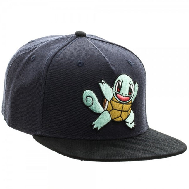 Pokemon Squirtle Color Block Snapback Baseball Cap