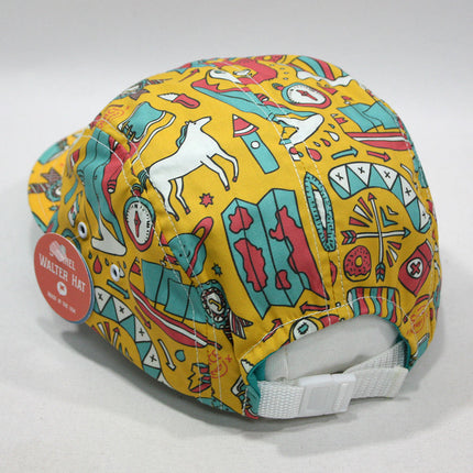 Adventure Party Vintage Style Brim 5 Panel Hat