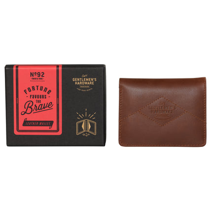 Gentlemen's Hardware Bi Fold Leather Wallet