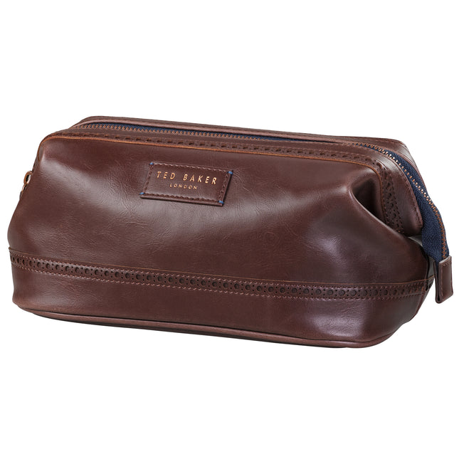 Ted Baker London Brogue Shoe Shine Care Kit Walnut Brown
