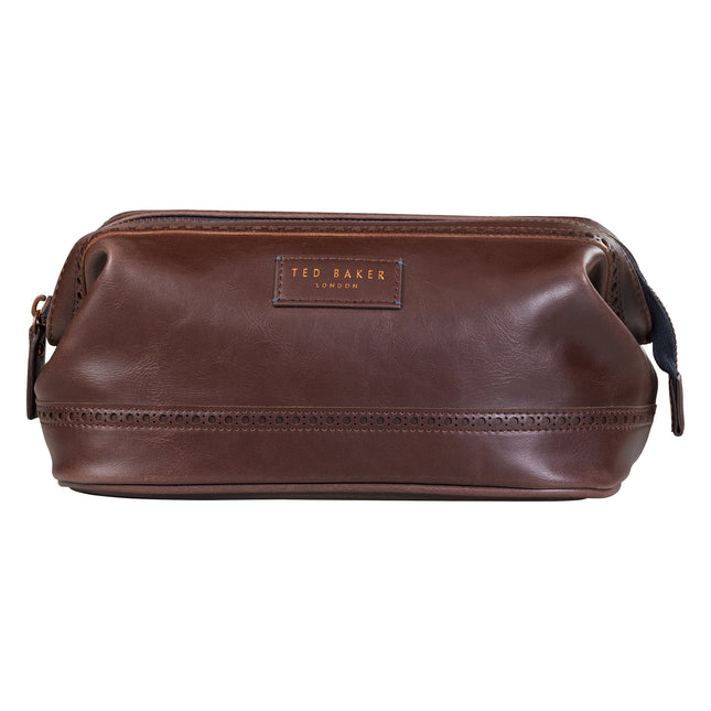 Ted Baker London Brogue Shoe Shine Care Kit Walnut Brown