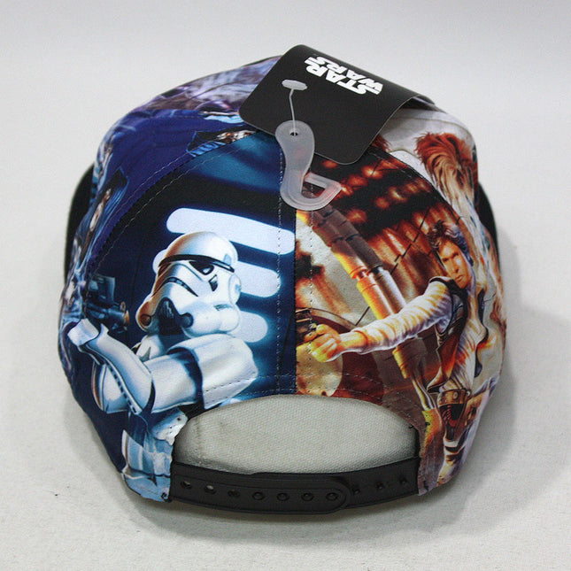 Star Wars Episode 7 Goods vs Evil Logo Sublimated Flat Brim Snapback Baseball Cap