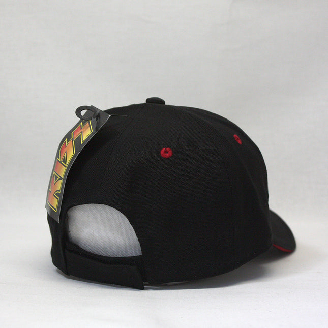KISS Band Classic Red on White Adjustable Baseball Cap