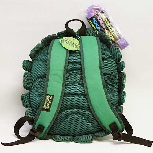 Nickelodeon Teenage Mutant Ninja Turtles - Shell Backpack Green With 4 Masks