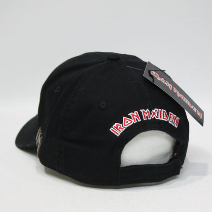 Iron Maiden The Trooper, Flight 666 Distressed Velcro Adjustable Baseball Cap