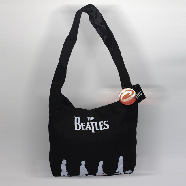 The Beatles Abbey Road Silhouette Canvas Shoulder Bag