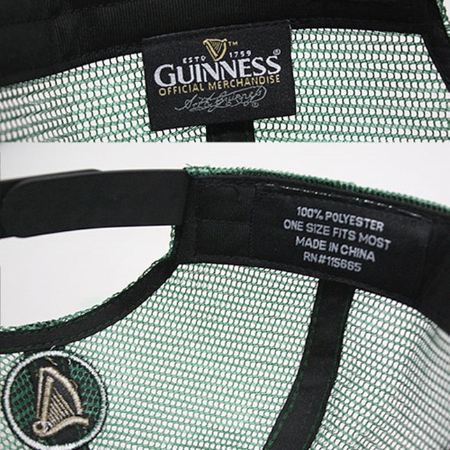 Guinness Foam Structured Mesh Adjustable Baseball Cap