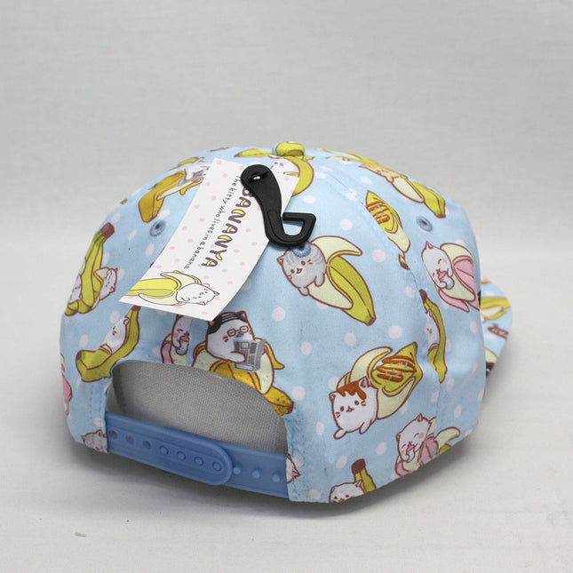Bananya Allover Sublimation Snapback Baseball Cap