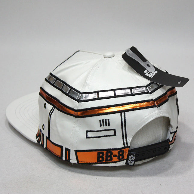 Star Wars Episode 7 BB8 Big Face Flat Brim Snapback Baseball Cap