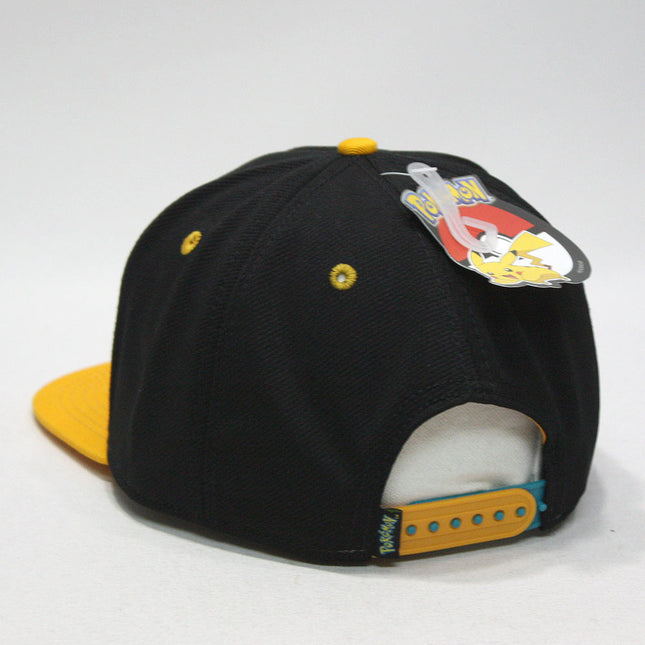 Pokemon Embroidered Charized Snapback Flat Brim Baseball Cap