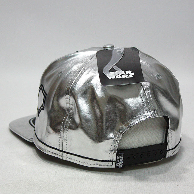 Star Wars Episode 7 Captain Phasma Bigface Flat Brim Snapback Baseball Cap