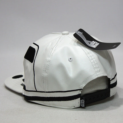 Star Wars Episode 7 Trooper Big Face Flat Brim Snapback Baseball Cap