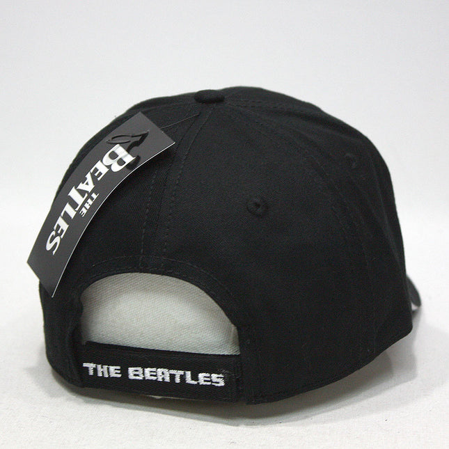 The Beatles Classic Drum Black Adjustable Baseball Cap