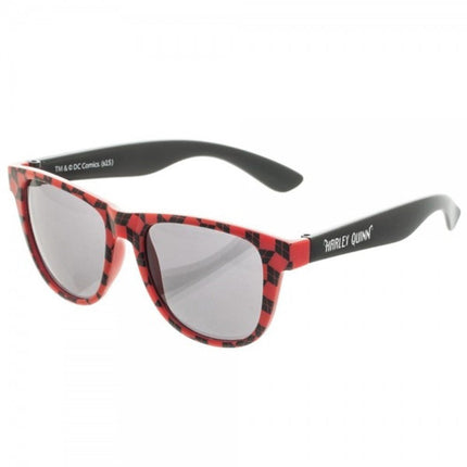 Harley Quinn Patterned Sunglasses w/ Case