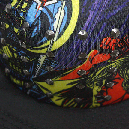 Star Wars Darth Vader Jedi Sublimated Mesh Trucker Studs Flat Brim Baseball Cap