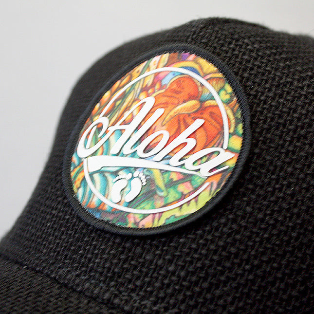 Hang Ten Aloha Hemp Strapback Trucker Baseball Cap