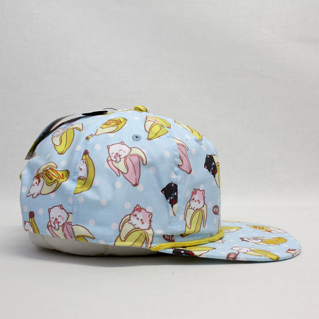 Bananya Allover Sublimation Snapback Baseball Cap