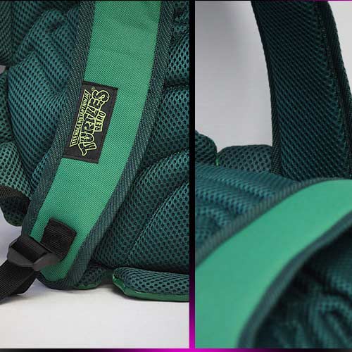Nickelodeon Teenage Mutant Ninja Turtles - Shell Backpack Green With 4 Masks