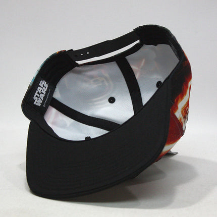 Star Wars Episode 7 Kylo Ren Sublimated Flat Brim Snapback Baseball Cap
