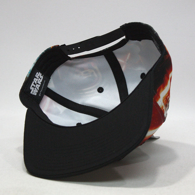 Star Wars Episode 7 Kylo Ren Sublimated Flat Brim Snapback Baseball Cap