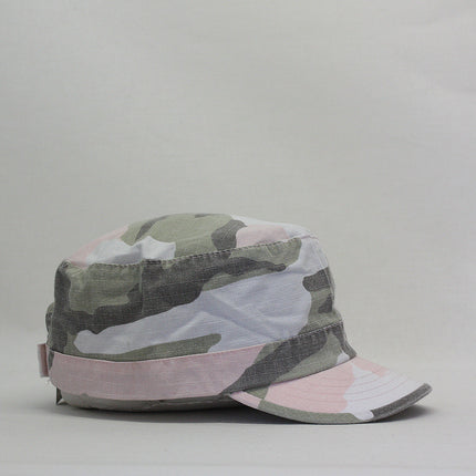 Women's Vintage Fatigue Military Adjustable  Cadet Caps