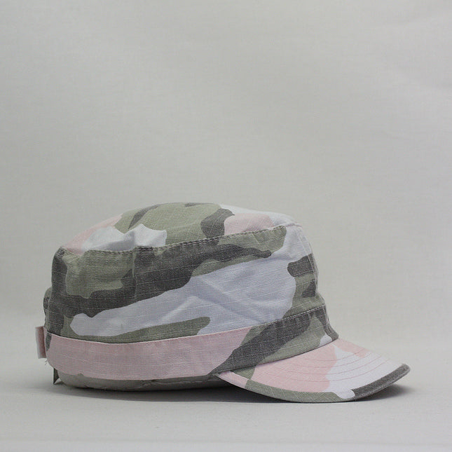 Women's Vintage Fatigue Military Adjustable  Cadet Caps