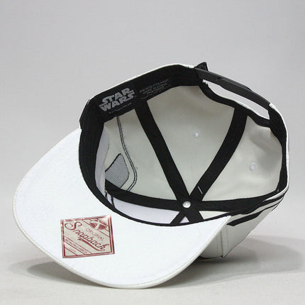 Star Wars Episode 7 Trooper Big Face Flat Brim Snapback Baseball Cap