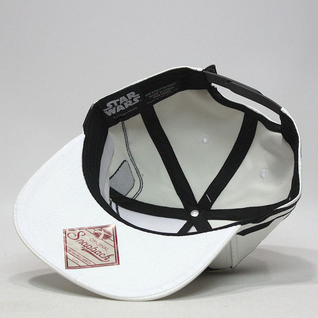 Star Wars Episode 7 Trooper Big Face Flat Brim Snapback Baseball Cap