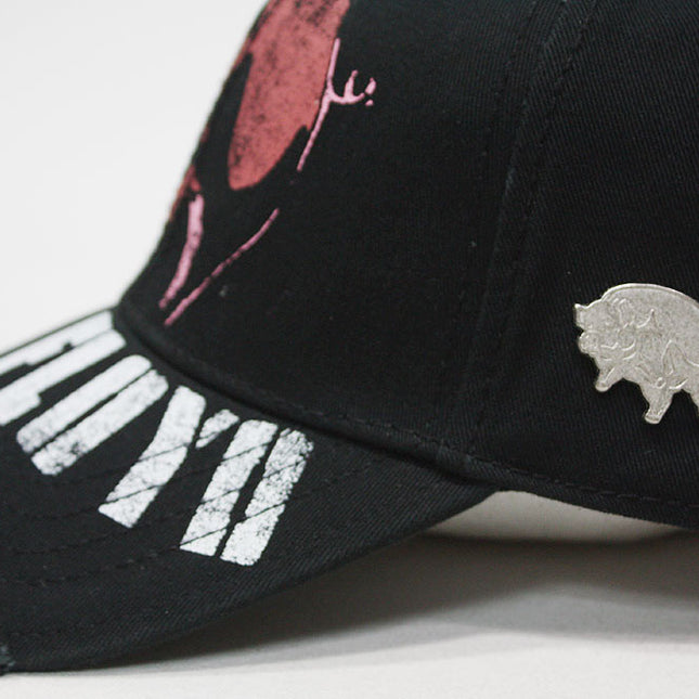 Pink Floyd Distressed Animal Album Velcro Adjustable Baseball Cap