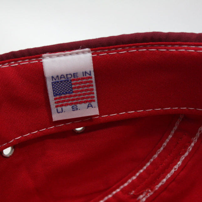 Van Red Vintage Style Brim Camper