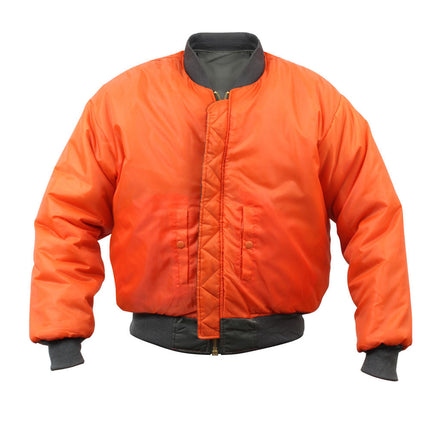 Classic Reversible Air Force Military MA-1 Bomber Flight Jacket