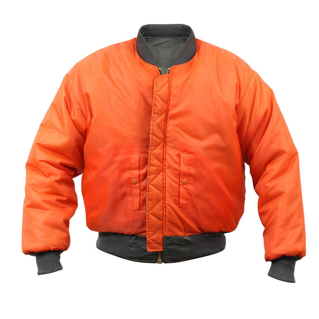 Classic Reversible Air Force Military MA-1 Bomber Flight Jacket