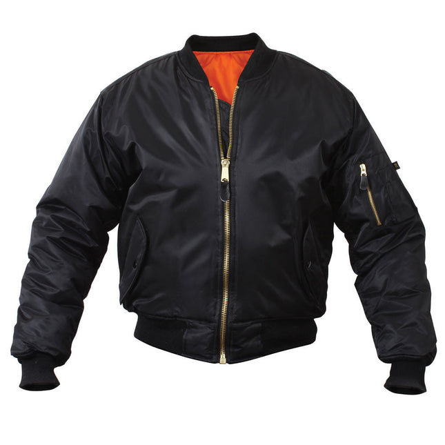 Classic Reversible Air Force Military MA-1 Bomber Flight Jacket