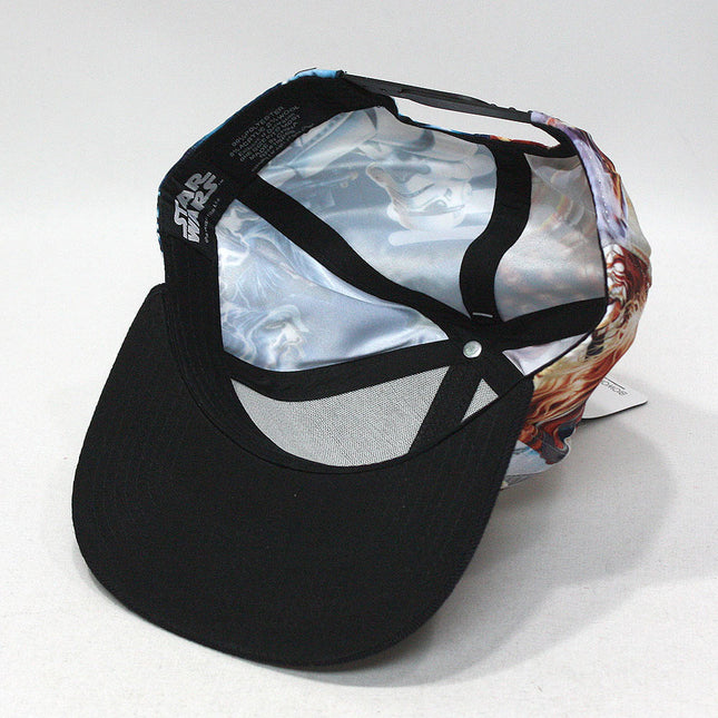Star Wars Episode 7 Goods vs Evil Logo Sublimated Flat Brim Snapback Baseball Cap