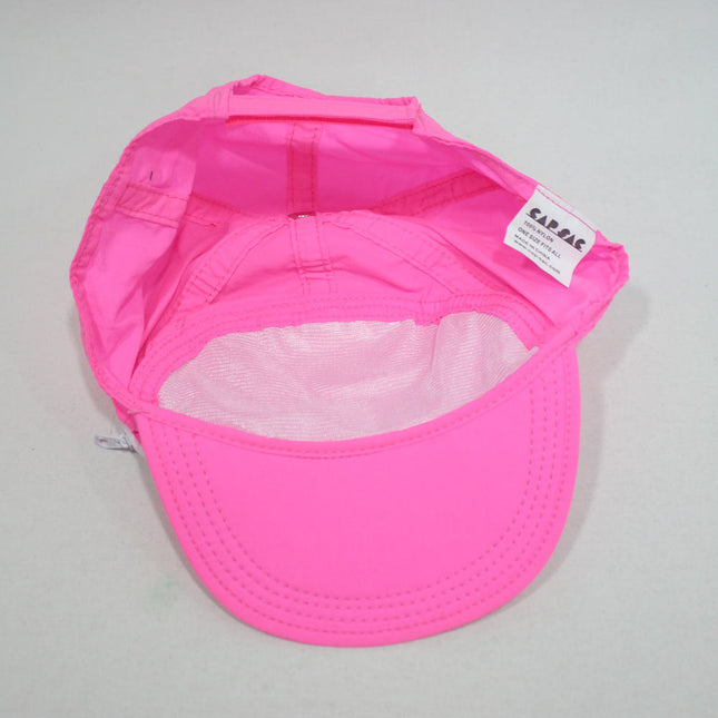 Cap Sac Adjustable Cap with Pocket - Neon Pink