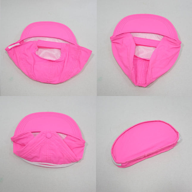 Cap Sac Adjustable Cap with Pocket - Neon Pink