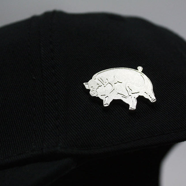 Pink Floyd Distressed Animal Album Velcro Adjustable Baseball Cap