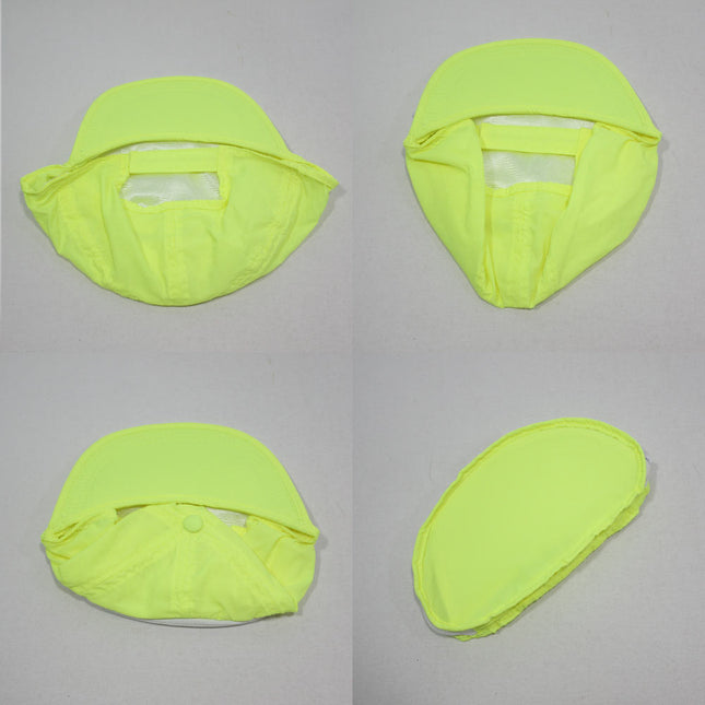 Cap Sac Adjustable Cap with Pocket - Neon Yellow