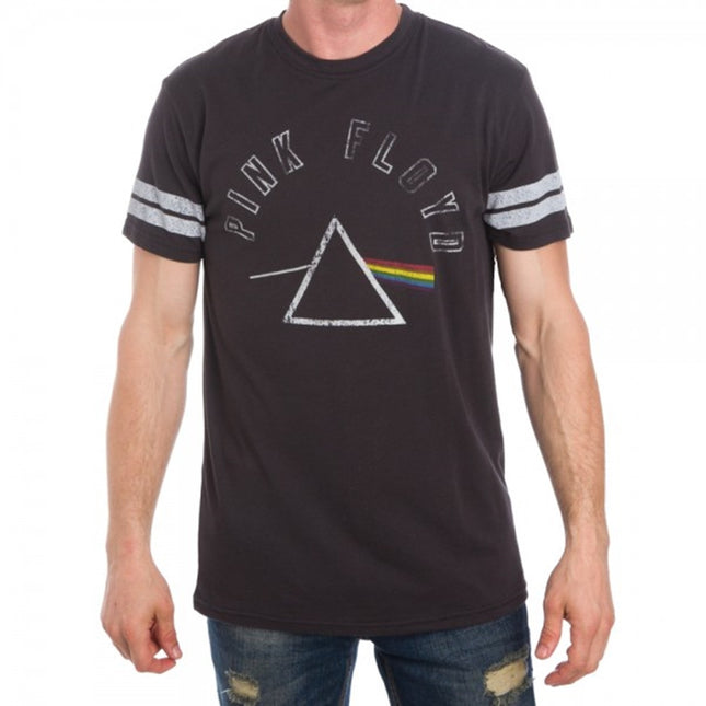 Pink Floyd Men's Black Heather Football Tee Shirts