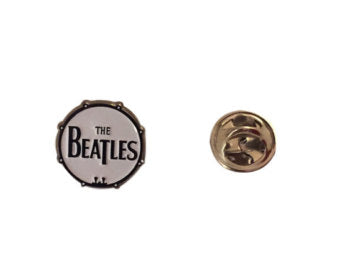 The Beatles Drum Head Enamel Metal Mini Lapel Pin Badge