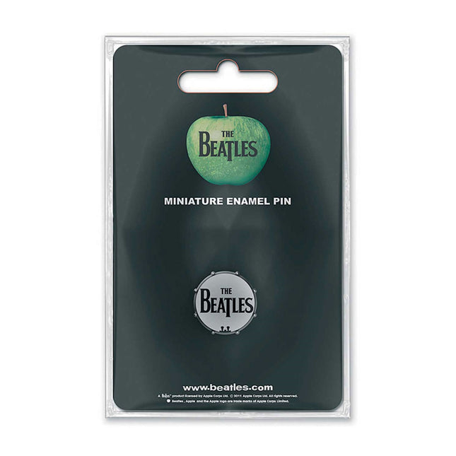 The Beatles Drum Head Enamel Metal Mini Lapel Pin Badge