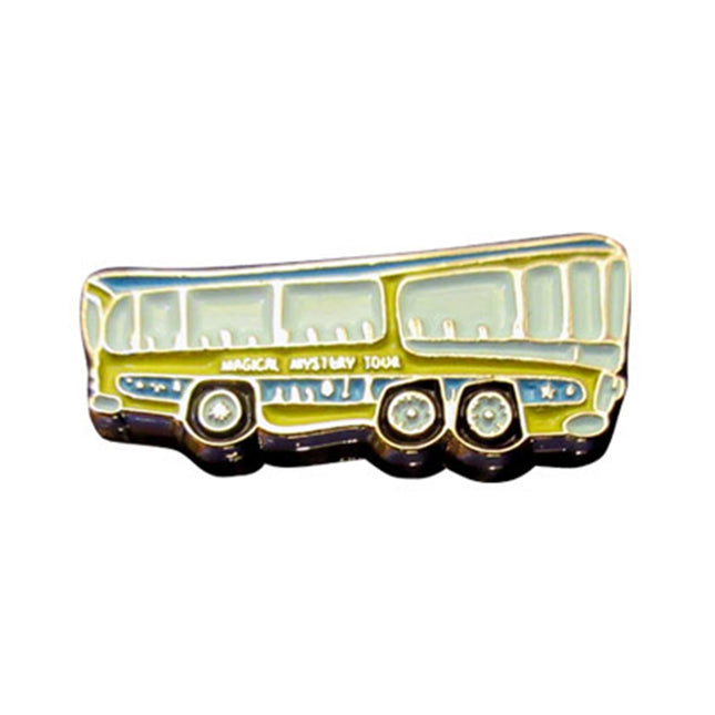 The Beatles Magical Mystery Tour Bus Enamel Metal Mini Lapel Pin Badge