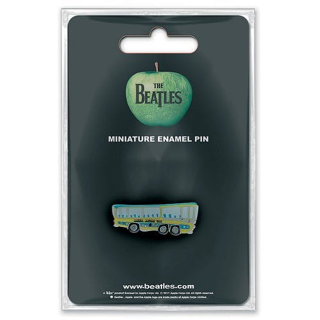 The Beatles Magical Mystery Tour Bus Enamel Metal Mini Lapel Pin Badge