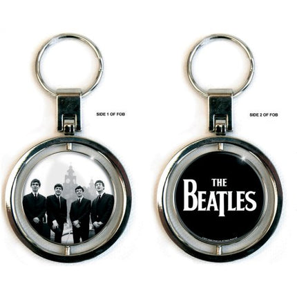 The Beatles Liverpool 1962 Two Sided Metal Key Chain Key Ring